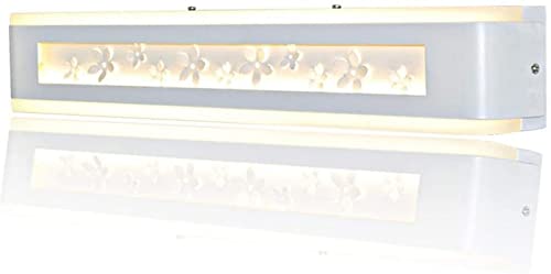 Lampe de miroir de salle de bain anti-ombres pour maquillage et rasage précis