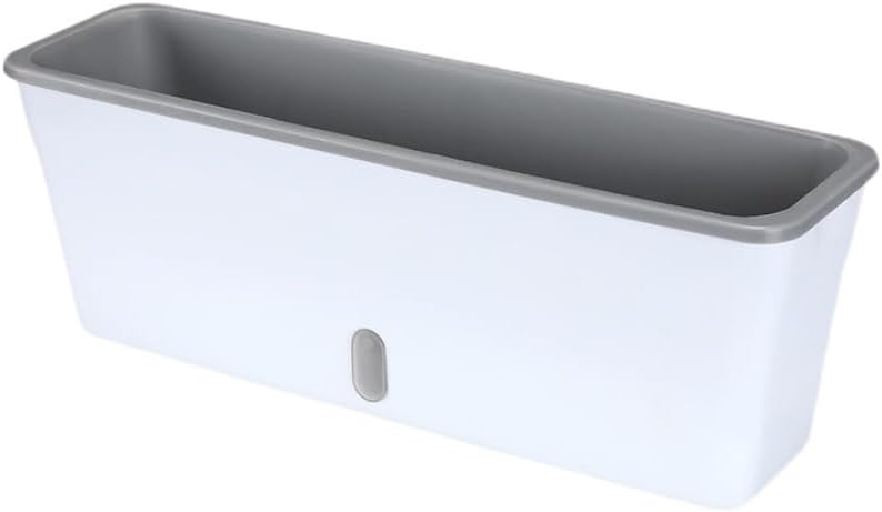 17-inch Window Planter Box, Indoor Vegetable Planting Box, Rectangular Flowerpot, with Drainage Hole and Water Level Viewing Window. Automatic Irrigation and Ventilation Design.