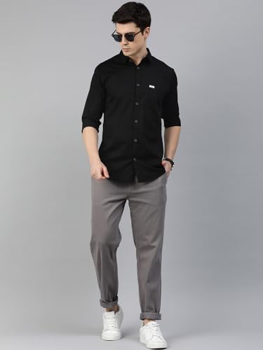 Image of Majestic Man Men Classic Slim Fit Pure Cotton Casual Shirt