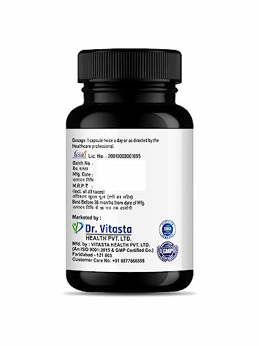 Vitasta TESTO-POWER | SAFED MUSLI, ASHWAGANDHA, SATAVARI & KAUNCH BEEJ | 1000 MG | Boosts Immunity | Provides Energy | Improve Strength | DIETARY FOOD SUPPLEMENT | (30 Capsules)