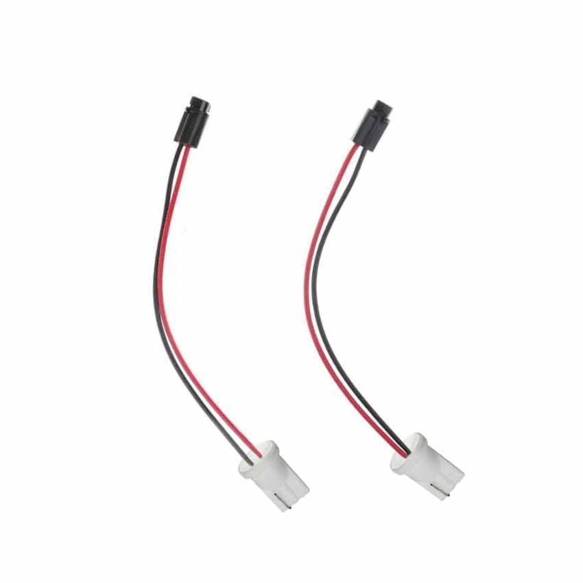 Amazon.co.jp: 電源変換ハーネス 2本□車両側オス：T10,T16兼用＋電球
