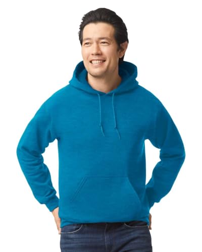 TICTEX Sudadera Hombre con Capucha | Ajuste cómodo y Duradero y Elegante | Ideal para la Vida Cotidiana y el Deporte | Sudadera con Capucha Hombre | Antique Sapphire, L