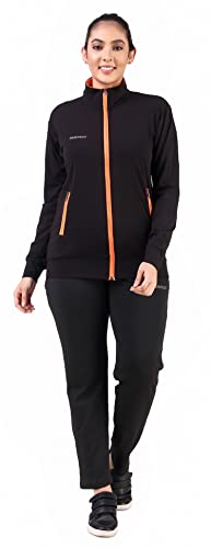 Image of Tempest Women's Stylish Ultra Strechable Lycra Sports Athletic Gym Running Sports Track Suit | Women's Yoga Track Suit Pants, Joggers, Gym, Active Lower Wear ll (2 Piece Set)