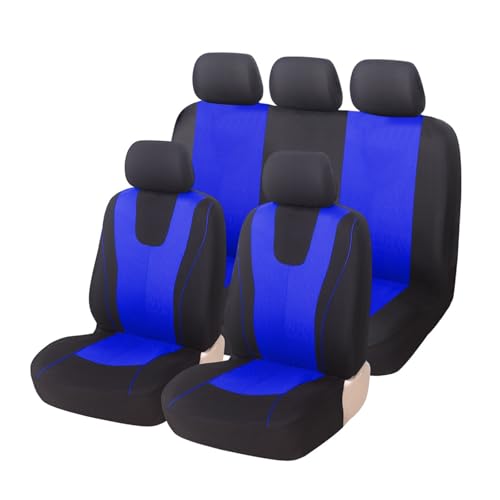 Housses sieges universelles auto bleu | Protecteur siège voiture 5 places pour Nissan Altima Fuga