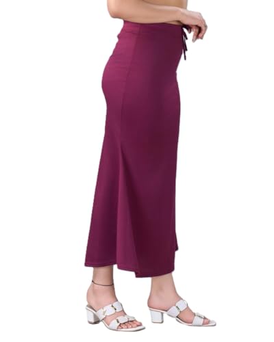 Image of LADLA FASHION] Women's Saree Shapewear - Mermaid Cut Saree Shaper Petticoat with Side Slit,