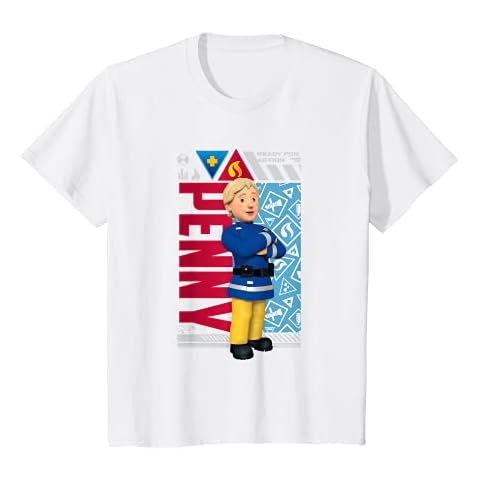 Youth Fireman Sam T-Shirt, Official, Penny, Multiple Colours Cover