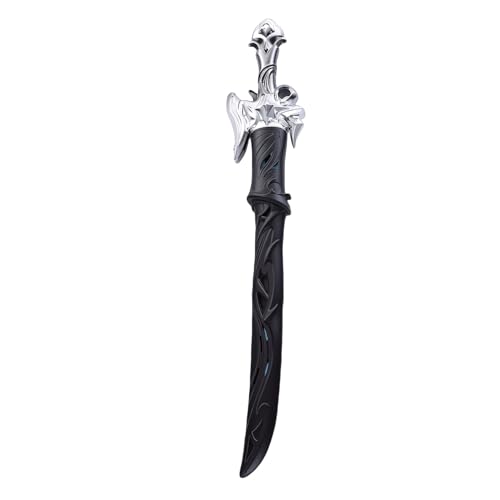 Stylebest Juguete de Espada Iluminado para Niños, Sable Iluminado con LED RGB con Funda con Sensor de Sonido para Cosplay y Regalos de Cumpleaños (Plata)