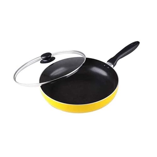 Wok antiadherente de aluminio anodizado duro con tapa de vidrio miniatura 4