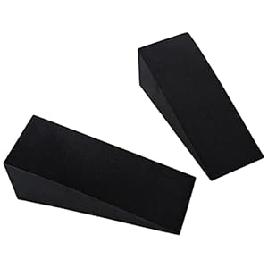 Honhoha Squat Wedge Blocks, Slant Board voor Squats – Yoga Slant Board-schuimwiggen – Antislip Fitness Incline Boards Voet Stretch Wedge Block Thuisoefening voor dames Heren om het onderbeen te