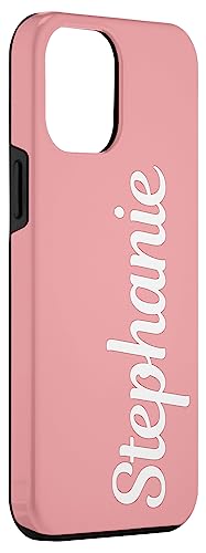 Iphone 12 Pro Max Stephanie Personalized Name Cute Rose Pink Gifts Cell Phone Case #TOP2