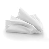 HEUREKA Mikrofaser Poliertuch 32 x 32cm - Brillenputztuch XXL für empfindliche Oberflächen