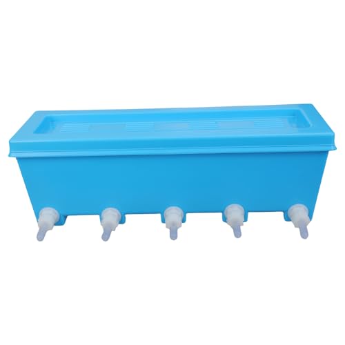 KieTeiiK Botella De Lactancia para Ganado Grado Comercial 5 Estaciones Alimentación Inastillable Equipo Agrícola Potros Y Corderos Equipo Anticaída Beber Ganado