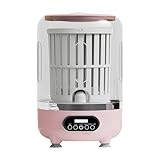 Portable Washer - 3000mah mini Laundry Machine, Rechargeable Clothes Cleaner, Rotating Basket Appliance | Compact Travel Camping Dorm Hotel Bathroom Washer for Baby Socks Underwear T-Shirts Bedding