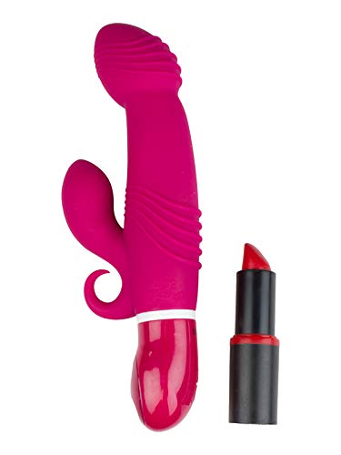 Close2You Flores Piccolo Bordo - zachte vibrator met 7 vibratiemodi, stille stimulator met clitoris-prikker, massagestaaf met prikkelgroeven en muziek, roze - Afbeelding 6