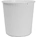 Corbeille à papier en plastique Blanc 10 l