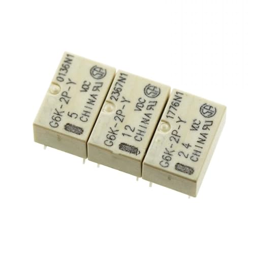 Relé G6K-2P-Y 12V con conmutación de baja señal y aislamiento de 8 pines para PCB