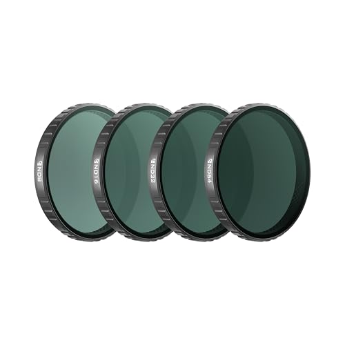 Image of Freewell ND8, ND16, ND32, ND64 Standard Day Filter Set for Osmo Action 6 | Essential for Daylight Filming