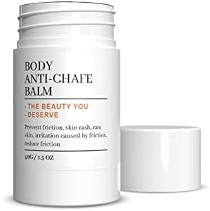 MROUVIK Anti Chafing Stick, Chafing Stick, Thigh Chafing Rrevention, Original Thigh Rescue Friction Defense Anti Chafe Balm Prevent Rubbing Dry Skin for Feet Chest Butt Groin Arms Neck Waist,1.5 oz