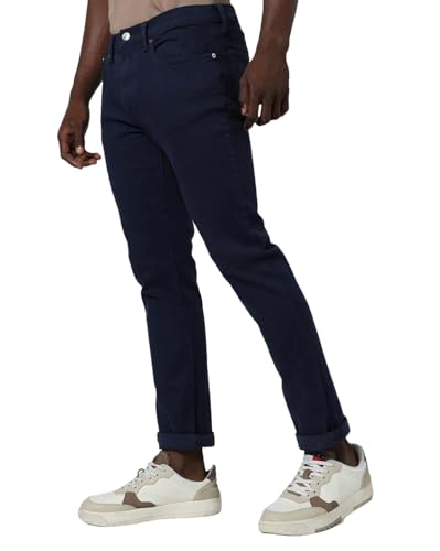 Image of Gap Men Skinny Fit Solid Print Mid Rise Lightlyly Washeded Jeans