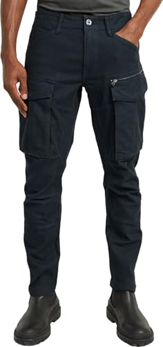 G-STAR Raw - Mens Rovic Zip 3D Regular Tapered Pants, Color Legion Blue Gd, Size: 28W x 32L