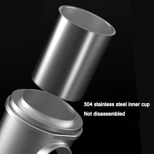 Taza dosificadora de café con báscula, acero inoxidable, báscula recargable para expreso, precisión de 0,05 g, peso máximo 500 g, para portafiltros de 58 mm