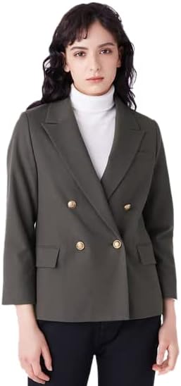 ミラオーウェン] 金釦2サイズダブルブレザージャケット 09WFJ224088