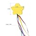 YGMONER Yellow Star Car Antenna Topper - Auto Antenna Ball Exterior Decor Car Decorations Easy to Find Car in The Parking Lot (Shooting Star)