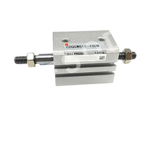 Vérin compact CDQSWB16-20DM pneumatique à double tige double effet