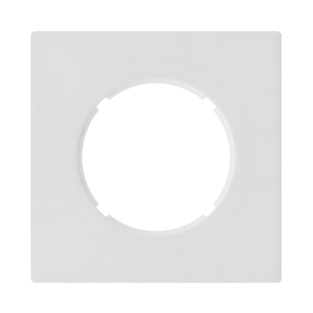 Fontini - Commande Volet Roulant Blanc Glossy DOM - Plaque Simple Blanc