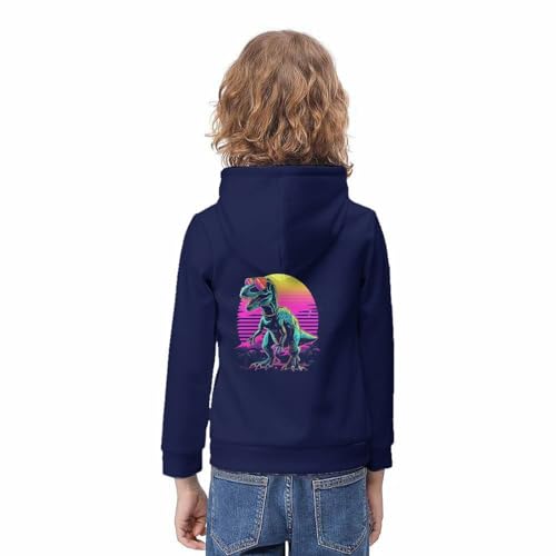 Sweat capuche dinosaure pull original à offrir pour enfant de 9 à 11 ans - 4