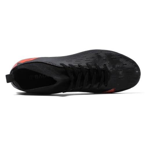 WILTENA Unisex Fashion Womens High Top Lightweight Soccer Cleats Mens Classic Football Boots Shoes3