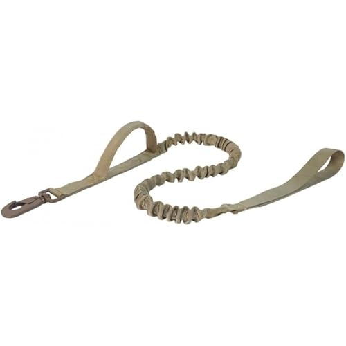 【AZIEBAY】タクティカルナイロン犬用リード|衝撃吸収・伸縮式|中型?大型犬対応|散歩・訓練・アウトドアに最適