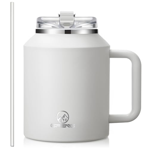Gpeng 30/40/50 oz Tumbler with Handle, Water Bottles with Straw