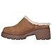 Skechers Women's Cozy City Mule, Chestnut, 11