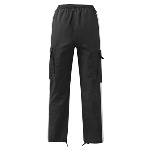 Men Cargo Pants Relaxed Fit Straight Leg Fall Hiking Pants Plus Size Elastic Waist Trousers Fashion Work Pant2