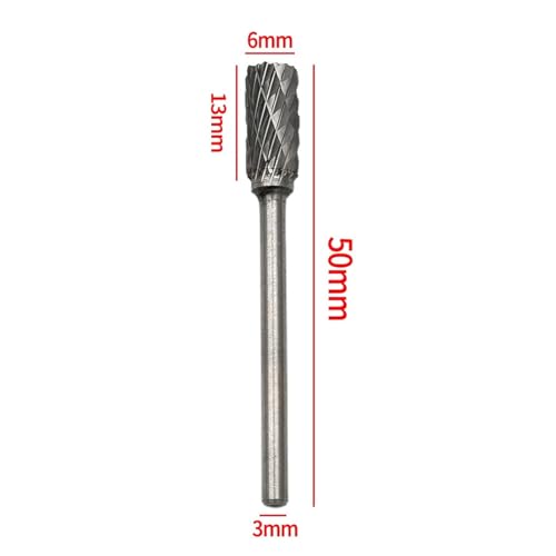 Fresa de carburo tungsteno para taladro 1/8 pulg miniatura 3