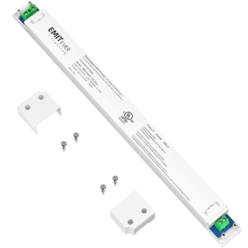 Image of EMITEVER 150W 24V Triac Dimmable LED Driver,AC 100-277V to DC,UL Listed | Forward /Reverse Phase, Triac, MLV, ELV Compatible, Works with Lutron & Leviton Dimmer, Class 2 , Transformer for LED Lights