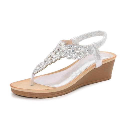 Summer Women Wedge Gladiator Sandals Flip Flop Shoes Women Casual Beach Sandals