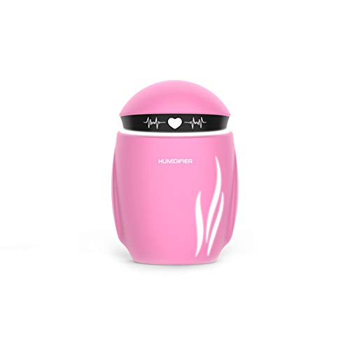 Mini Mute Air Humidifier Fan Night Light with USB Interface Colorful Atmosphere Lights for Home Car Office Hydrate Aromatherapy Atomization Creative Gifts Features
