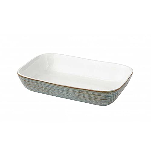 BRANDANI PIROFILA Reactive Blu Stoneware Misure: 27X18X5,5H