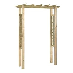 vidaXL Rozenboog Pergola Tuin Tuinboog Boog Pergola Rozen Geïmpregneerd Hout