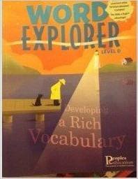 Unknown Binding Word Explorer Techer Edition Level D - Texas Edition Book