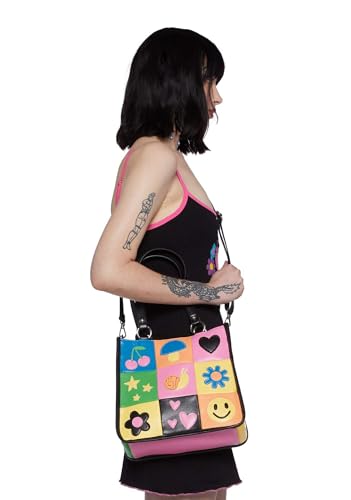 Bolsa Tote Happy In My Mind de piel vegana miniatura 2