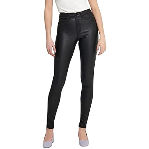 Pantalón Only Onlroyal HW SK Rock Coated PIM Noos Vaqueros Skinny Gris Cover