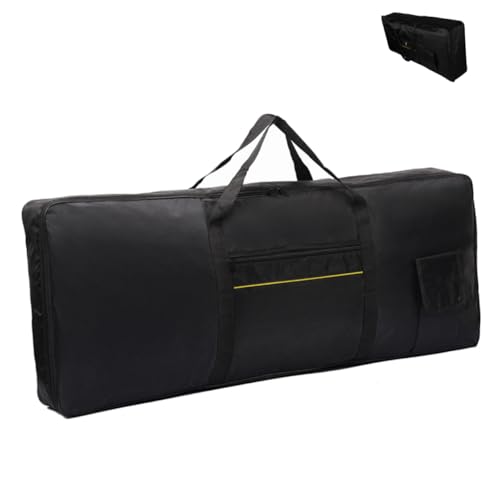 VANZACK Portable Key Electronic Keyboard Storage Bag with Strap Durable Carrier for Outdoor Performances Convenient Organ Holder