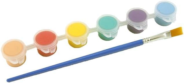 Canvas Painting by Numbers Set for Kids Animals Theme A4 Paint Brush