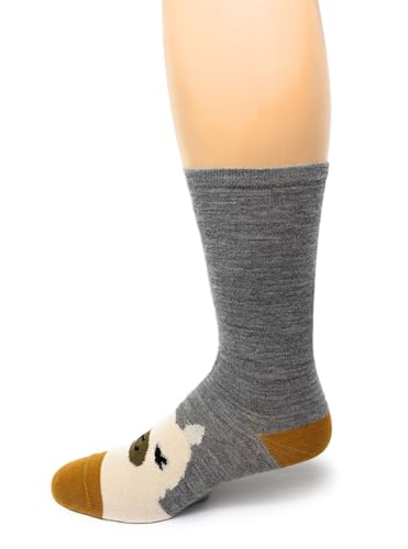 WARRIOR ALPACA SOCKS - Cozy Alpaca Wool Fun Novelty/Camp Socks for Men & Women | Soft, Warm, Hypoallergenic | 1 Pair3