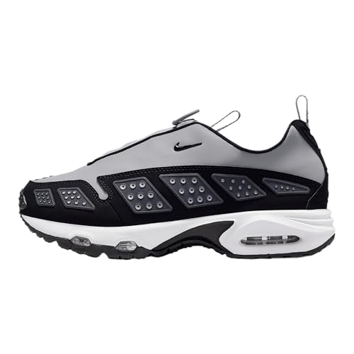 NIKE Air MAX SNDR, Sneaker Mujer, Plateado, Negro y Blanco Antracita, 40 EU