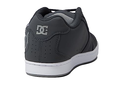 Image of DC Men's Net Casual Low Top Lace Up Skate Shoe Sneaker Heather Grey /White 17
