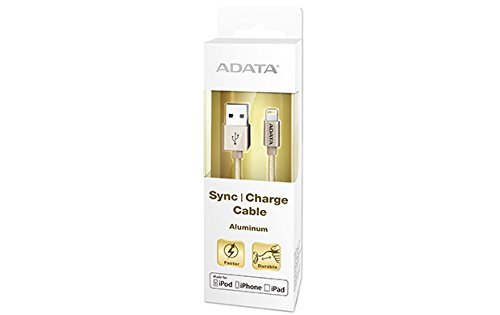 Preisvergleich Produktbild Adata AMFIAL-100CMK-CGD USB Ladekabel Gold